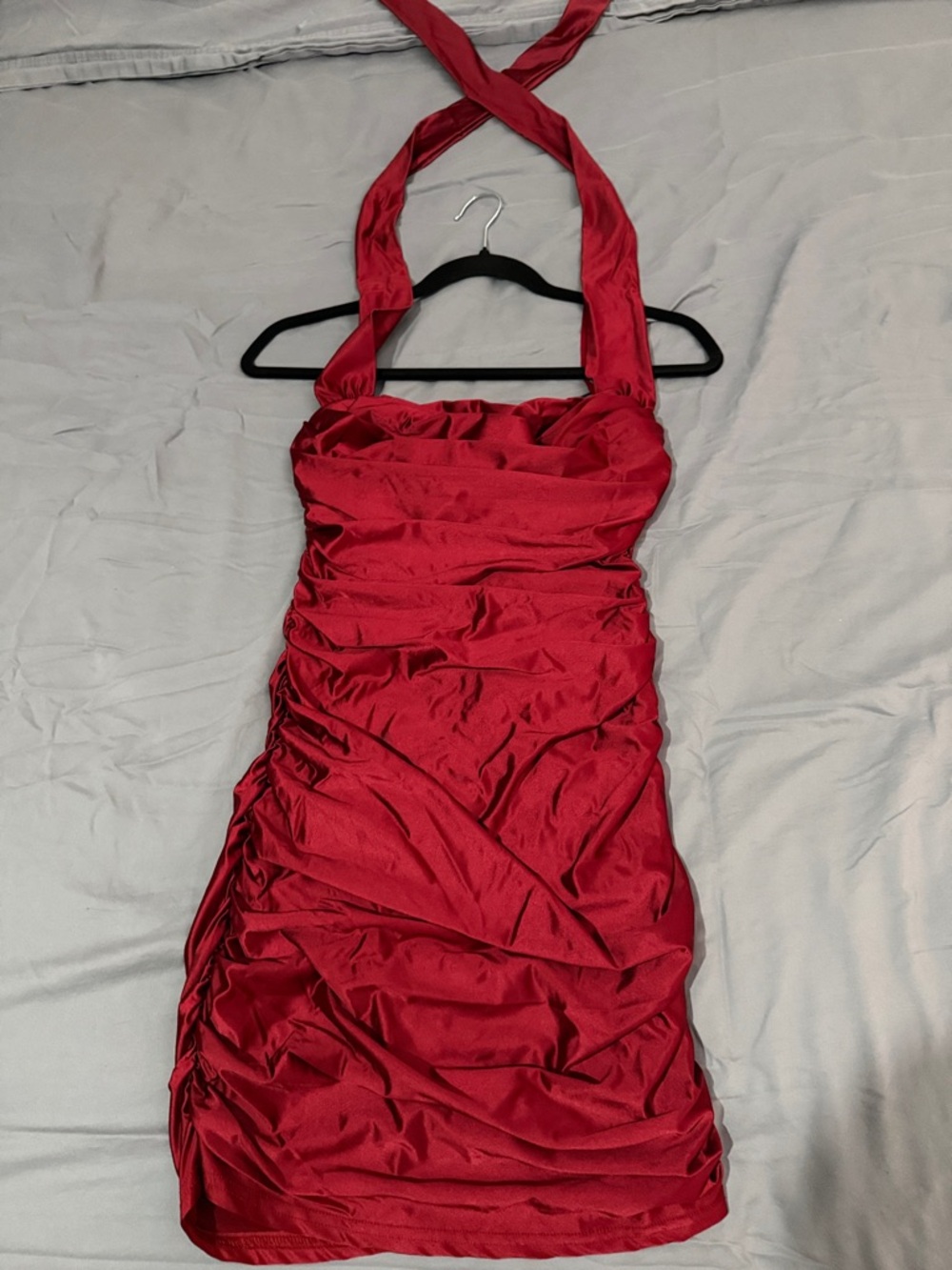 Windsor Curves On Display Halter Bodycon Mini Dress